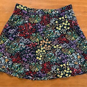 GAP Floral Skater Skirt - Multicolor
